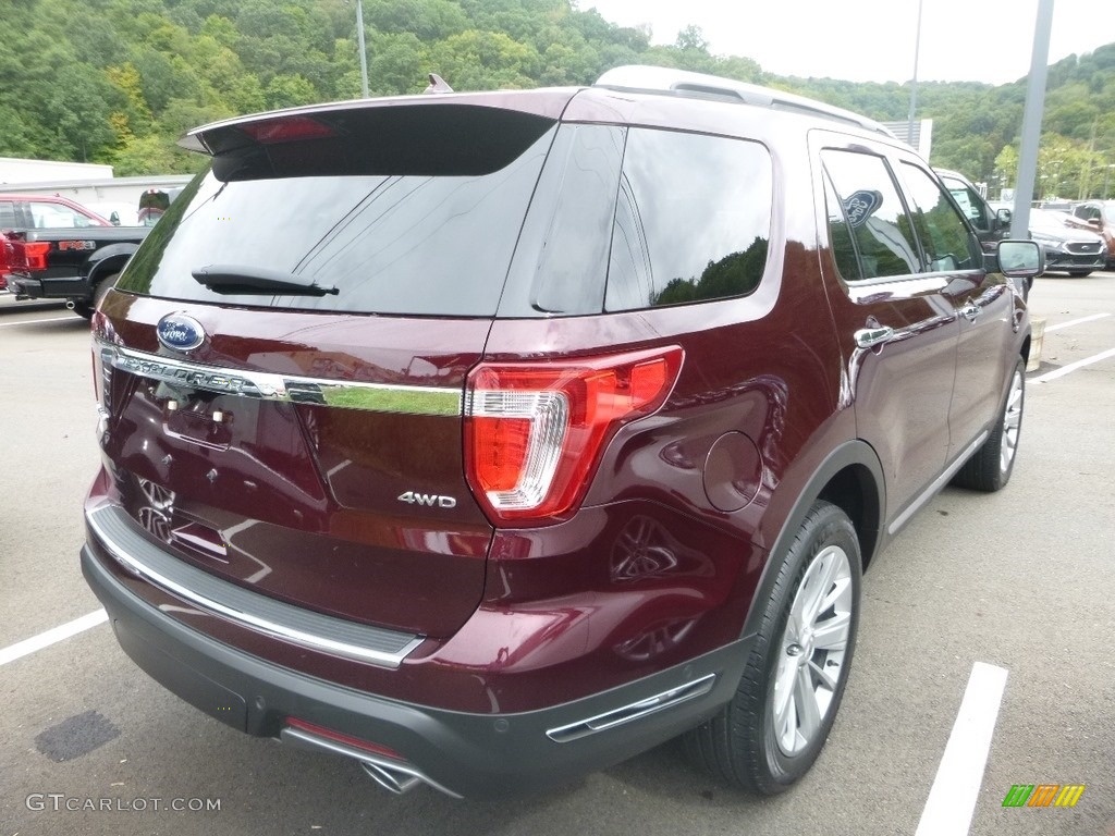 2018 Explorer Limited 4WD - Burgundy Velvet / Medium Stone photo #5