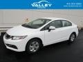 Taffeta White - Civic LX Sedan Photo No. 1