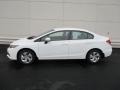 Taffeta White - Civic LX Sedan Photo No. 2