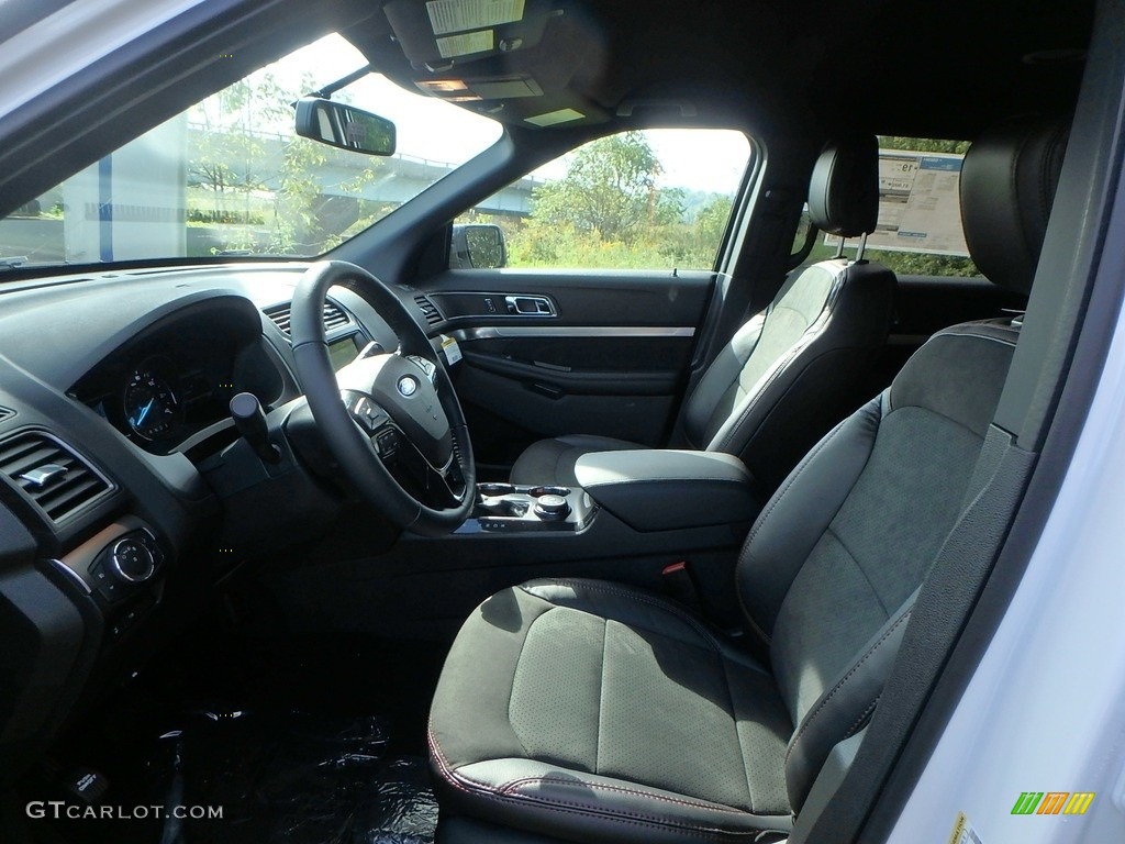 2018 Explorer XLT 4WD - Oxford White / Ebony Black photo #10