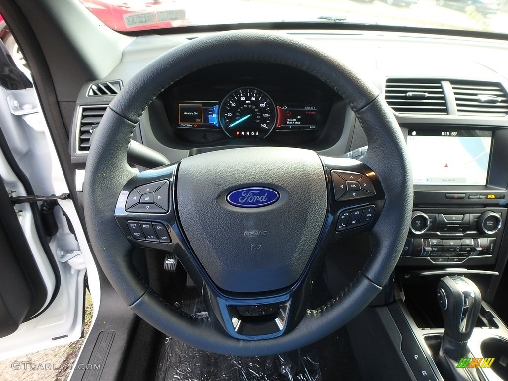 2018 Explorer XLT 4WD - Oxford White / Ebony Black photo #17