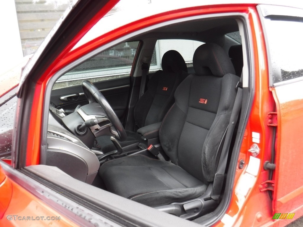 2008 Civic Si Sedan - Rallye Red / Black photo #16