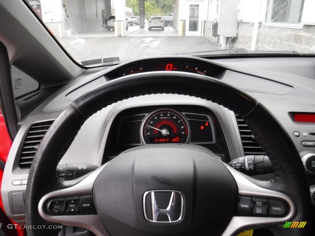 2008 Civic Si Sedan - Rallye Red / Black photo #20