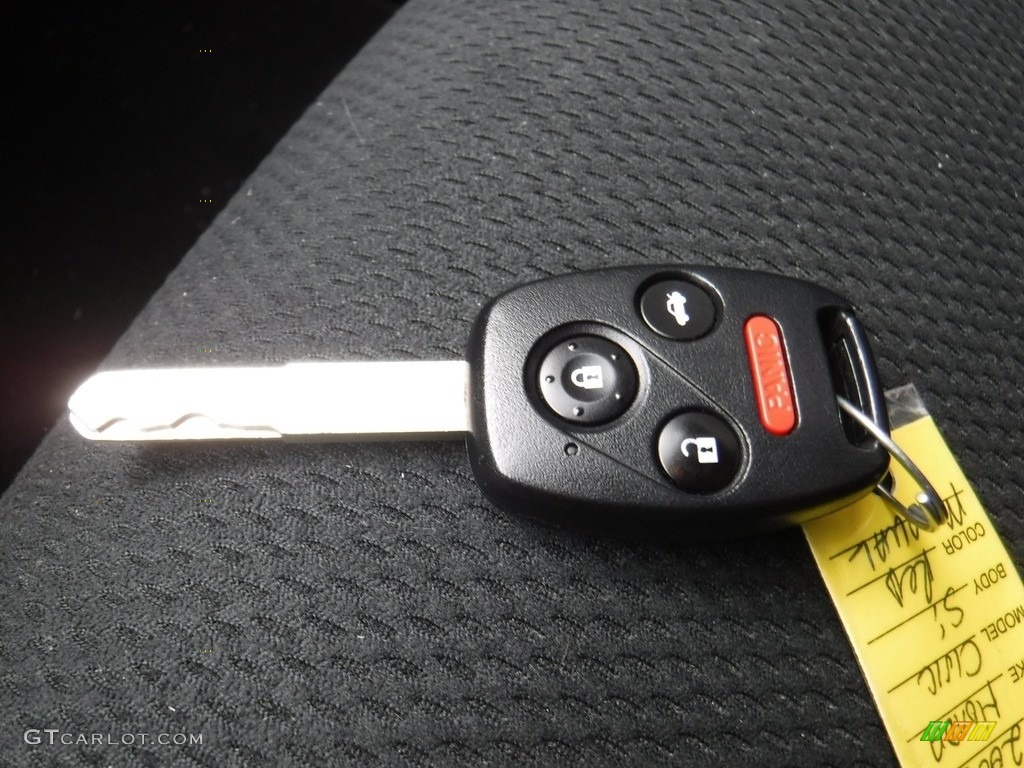 2008 Civic Si Sedan - Rallye Red / Black photo #24