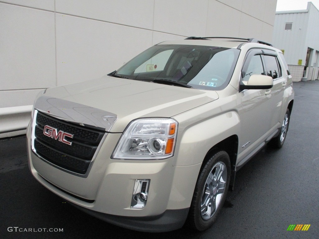 2012 Terrain SLT AWD - Gold Mist Metallic / Jet Black photo #9