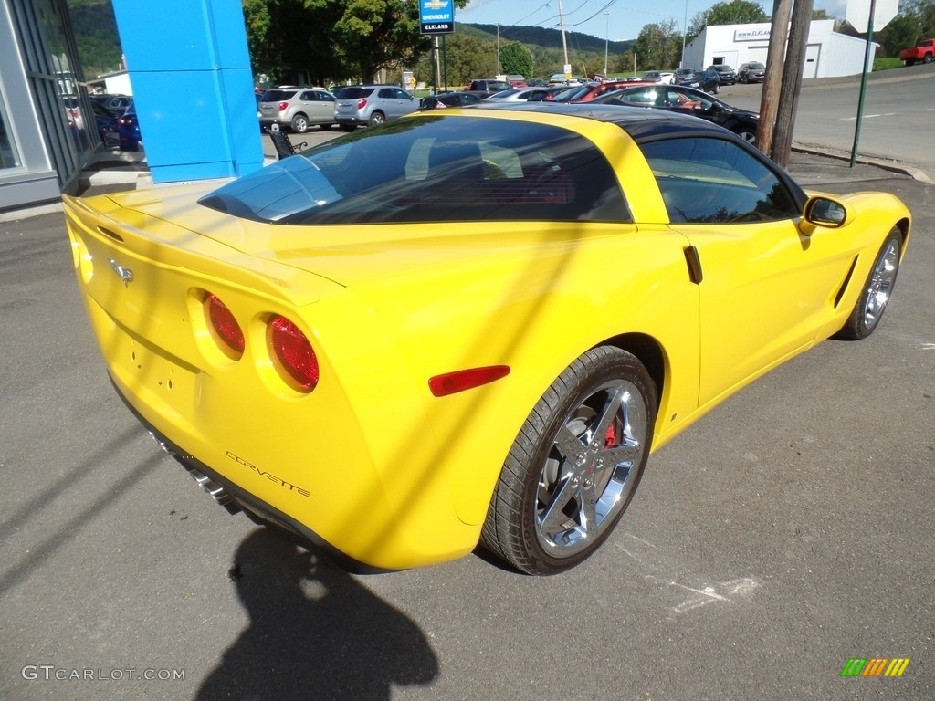 2007 Corvette Coupe - Velocity Yellow / Cashmere photo #11