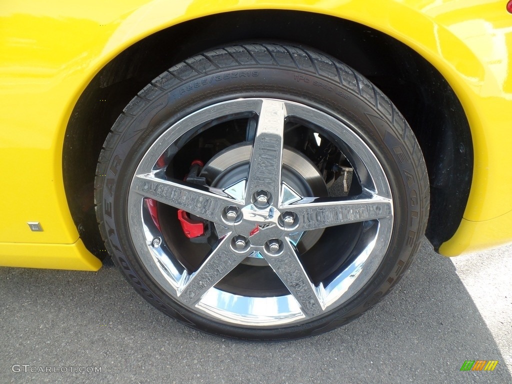 2007 Corvette Coupe - Velocity Yellow / Cashmere photo #18