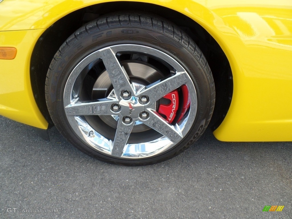 2007 Corvette Coupe - Velocity Yellow / Cashmere photo #19