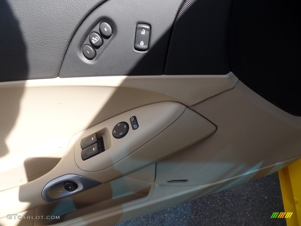 2007 Corvette Coupe - Velocity Yellow / Cashmere photo #24