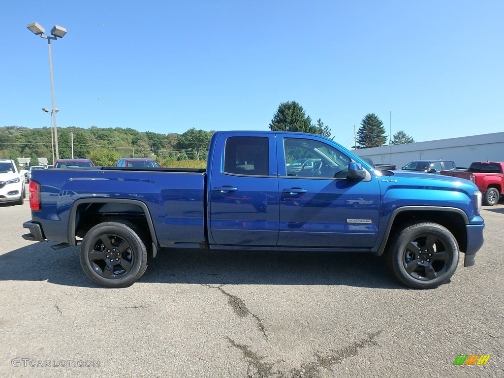 Stone Blue Metallic 2019 GMC Sierra 1500 Limited Elevation Double Cab 4WD Exterior Photo #129649873