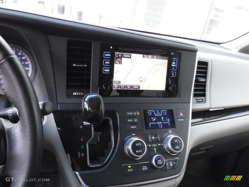 2015 Sienna XLE AWD - Shoreline Blue Pearl / Bisque photo #15