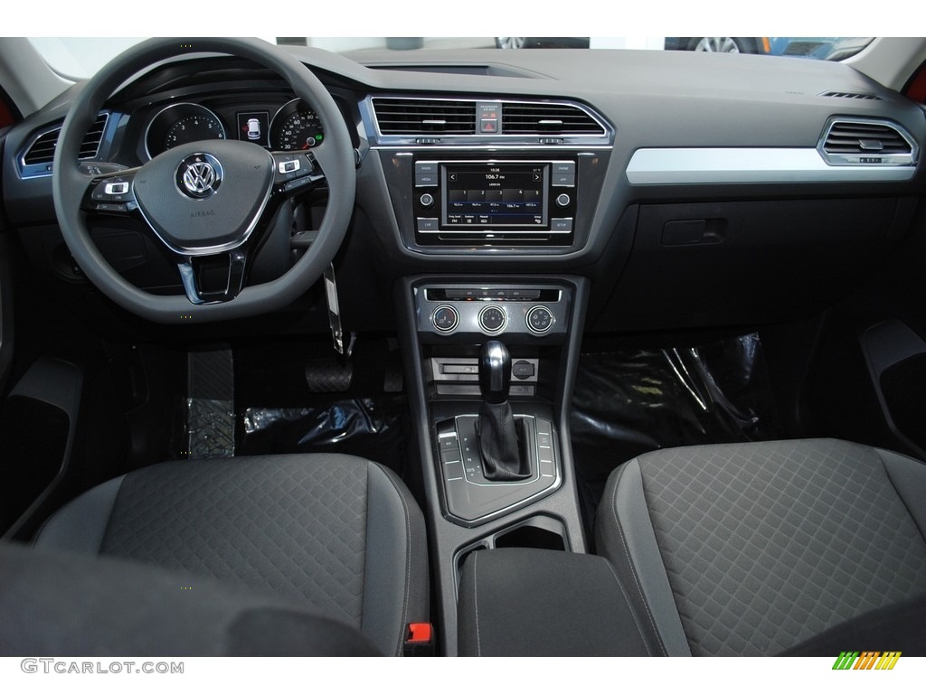 2018 Volkswagen Tiguan S Titan Black Dashboard Photo #129651151