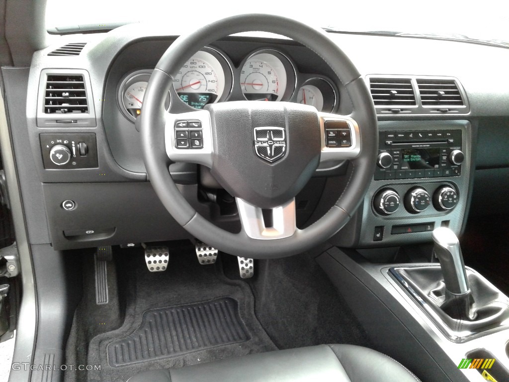 2012 Challenger R/T Plus - Tungsten Metallic / Dark Slate Gray photo #27