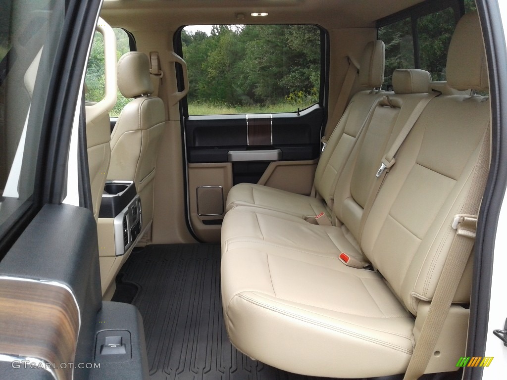 2017 F150 Lariat SuperCrew 4X4 - White Platinum / Light Camel photo #10