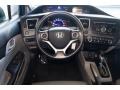 2015 Dyno Blue Pearl Honda Civic LX Sedan  photo #5