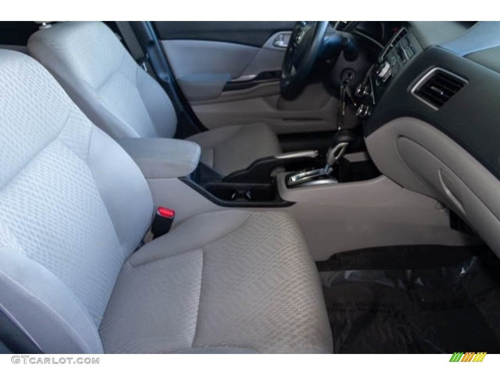 2015 Civic LX Sedan - Dyno Blue Pearl / Black photo #21