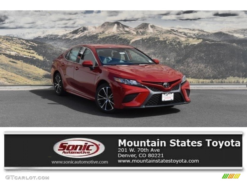 2019 Camry LE - Ruby Flare Pearl / Ash photo #1