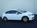 Taffeta White - Civic LX Sedan Photo No. 2