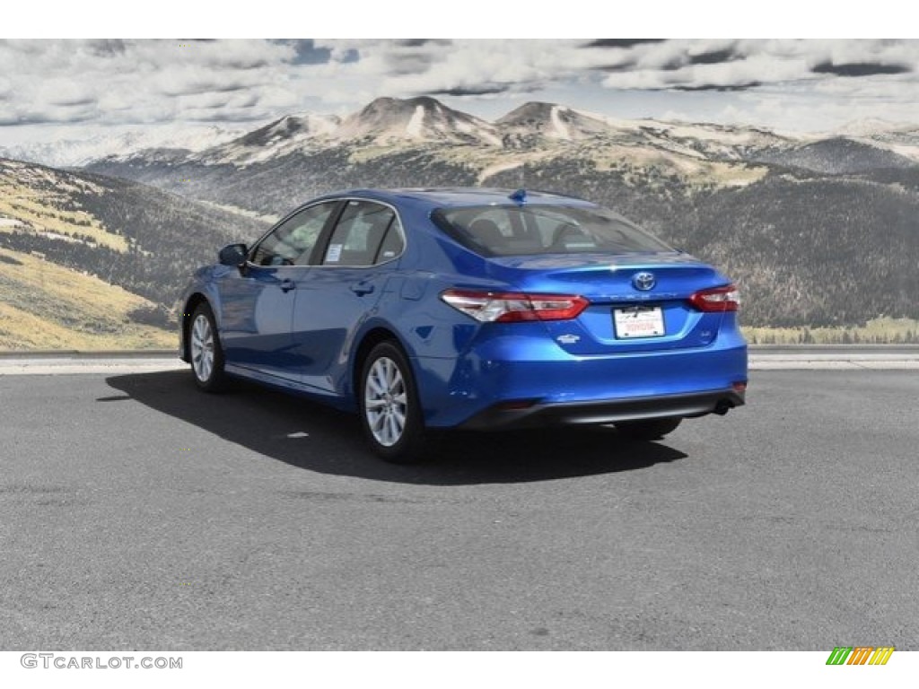 2019 Camry LE - Blue Streak Metallic / Black photo #3