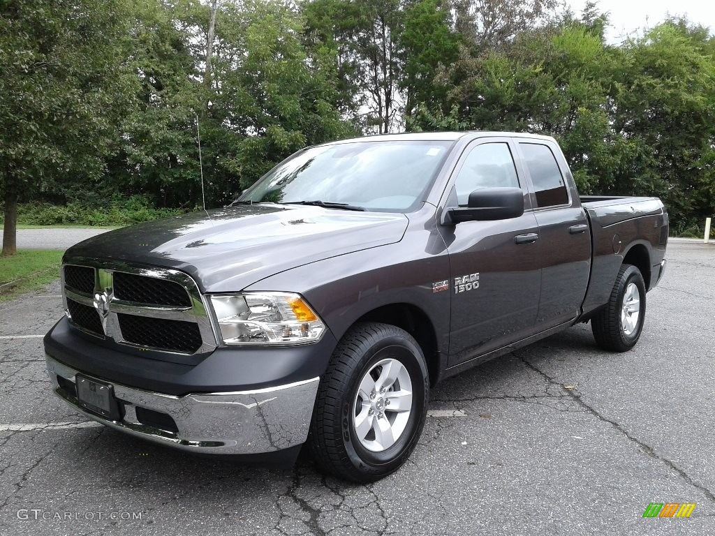 2018 1500 Tradesman Quad Cab - Granite Crystal Metallic / Black/Diesel Gray photo #2