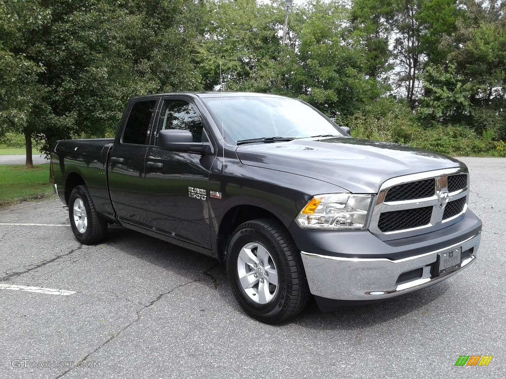 2018 1500 Tradesman Quad Cab - Granite Crystal Metallic / Black/Diesel Gray photo #4
