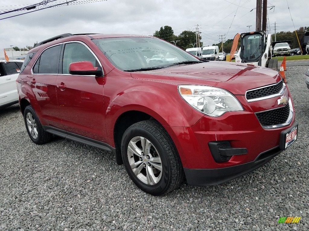 2014 Equinox LT AWD - Crystal Red Tintcoat / Light Titanium/Jet Black photo #1