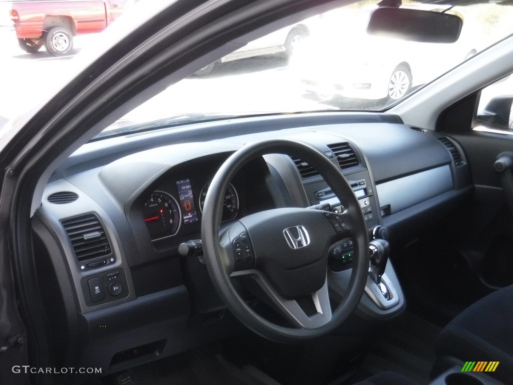 2010 CR-V EX AWD - Urban Titanium Metallic / Black photo #12