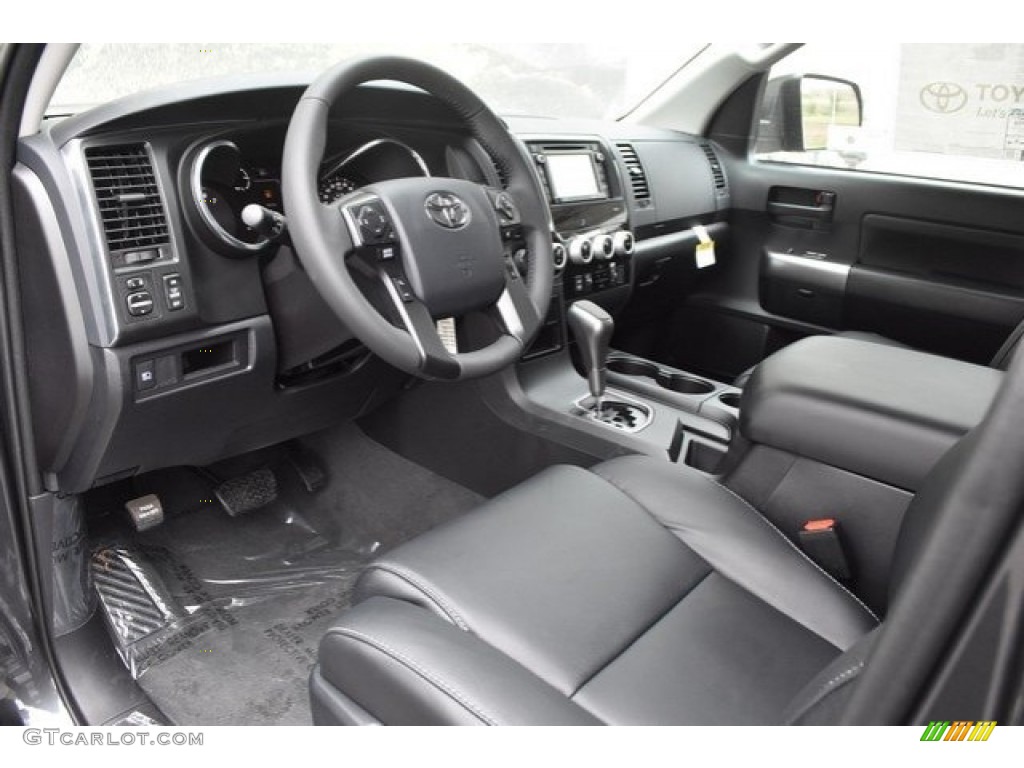Black Interior 2019 Toyota Sequoia TRD Sport 4x4 Photo #129657442
