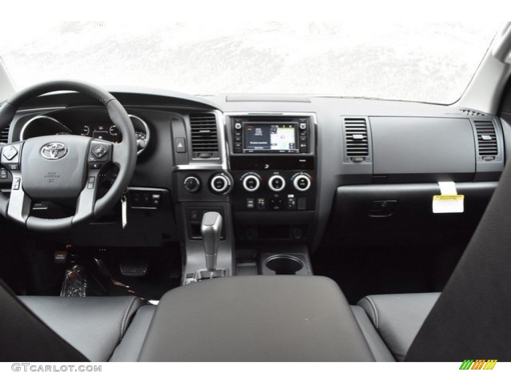 2019 Toyota Sequoia TRD Sport 4x4 Black Dashboard Photo #129657502