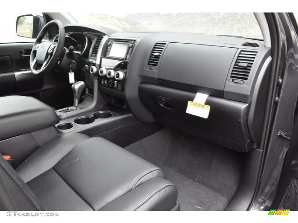 2019 Toyota Sequoia TRD Sport 4x4 Black Dashboard Photo #129657556