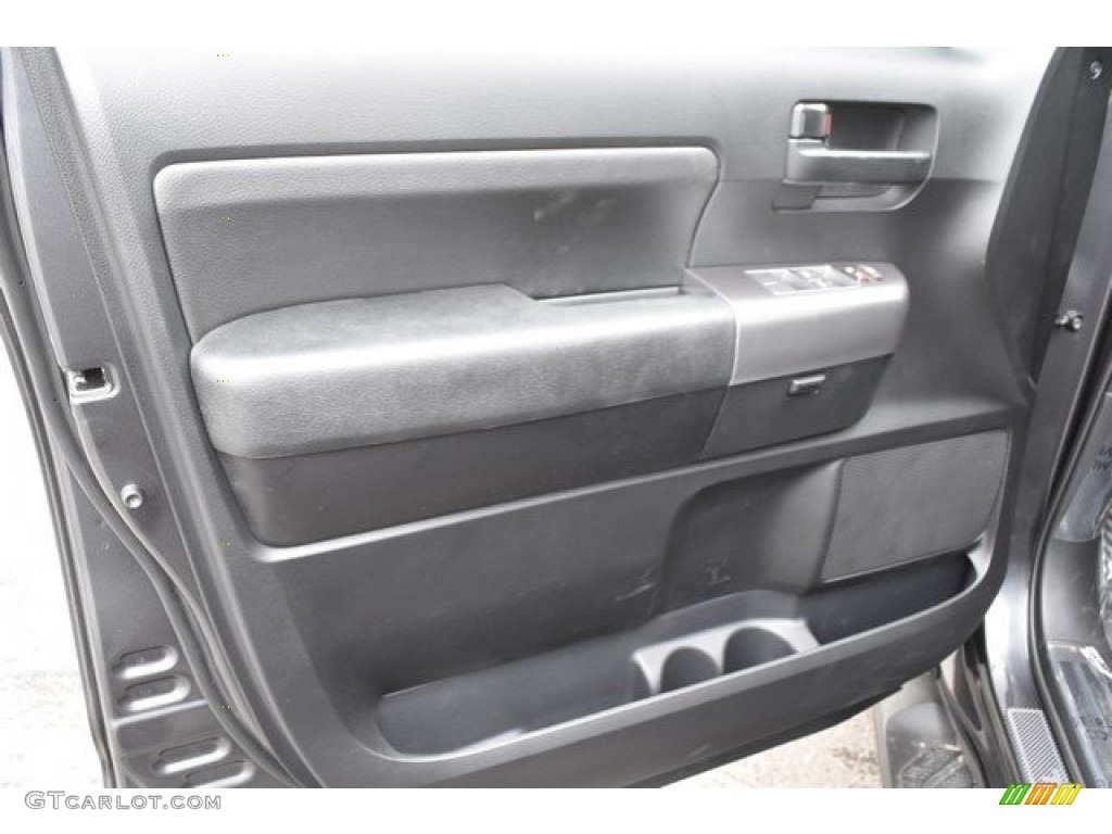 2019 Toyota Sequoia TRD Sport 4x4 Black Door Panel Photo #129657778