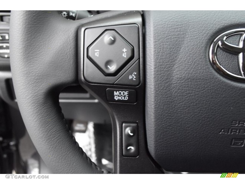 2019 Toyota Sequoia TRD Sport 4x4 Black Steering Wheel Photo #129657874