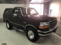 Black 1992 Ford Bronco XLT 4x4 Exterior