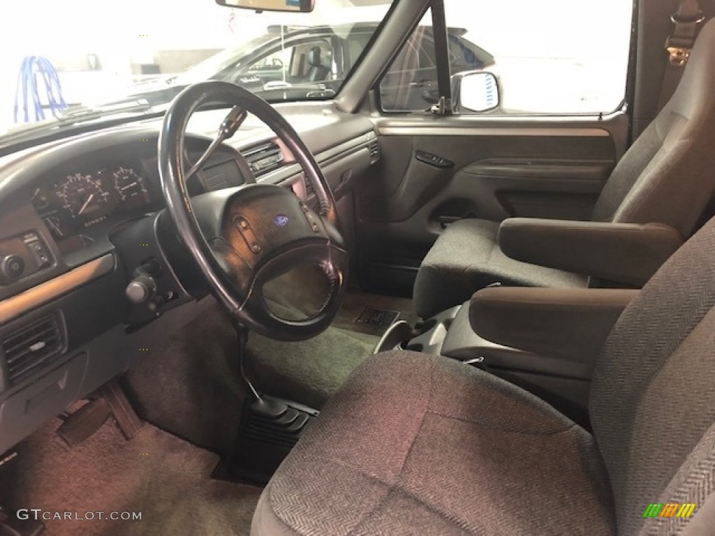 1992 Ford Bronco XLT 4x4 Interior Color Photos