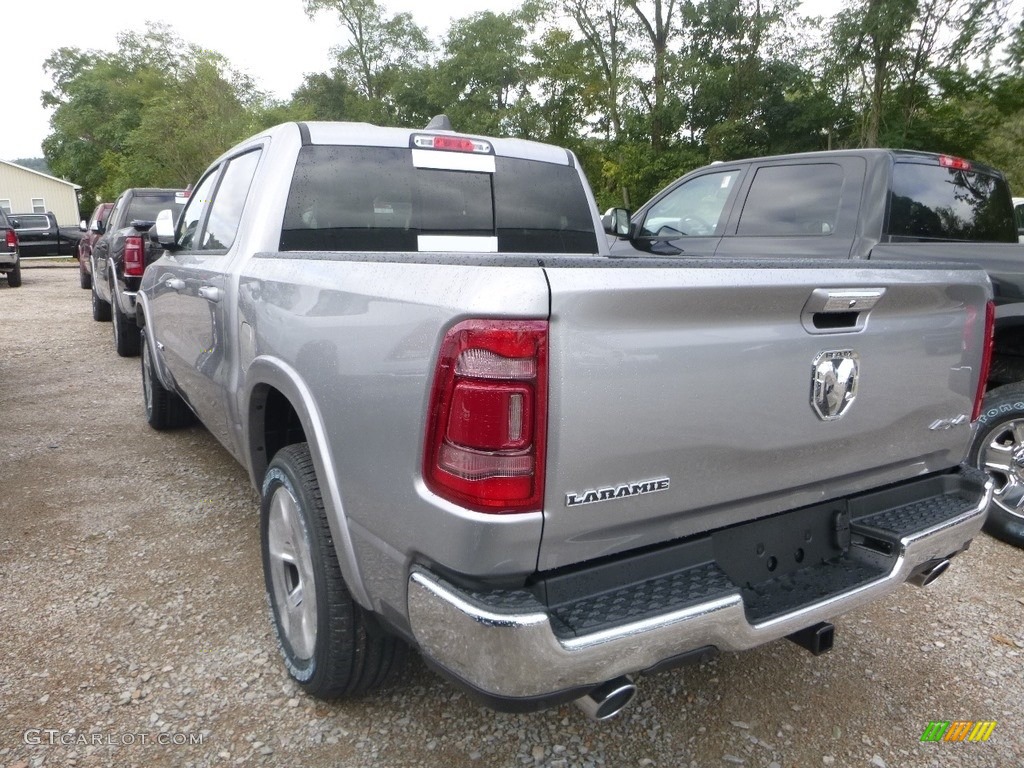 2019 1500 Laramie Crew Cab 4x4 - Billett Silver Metallic / Black photo #2