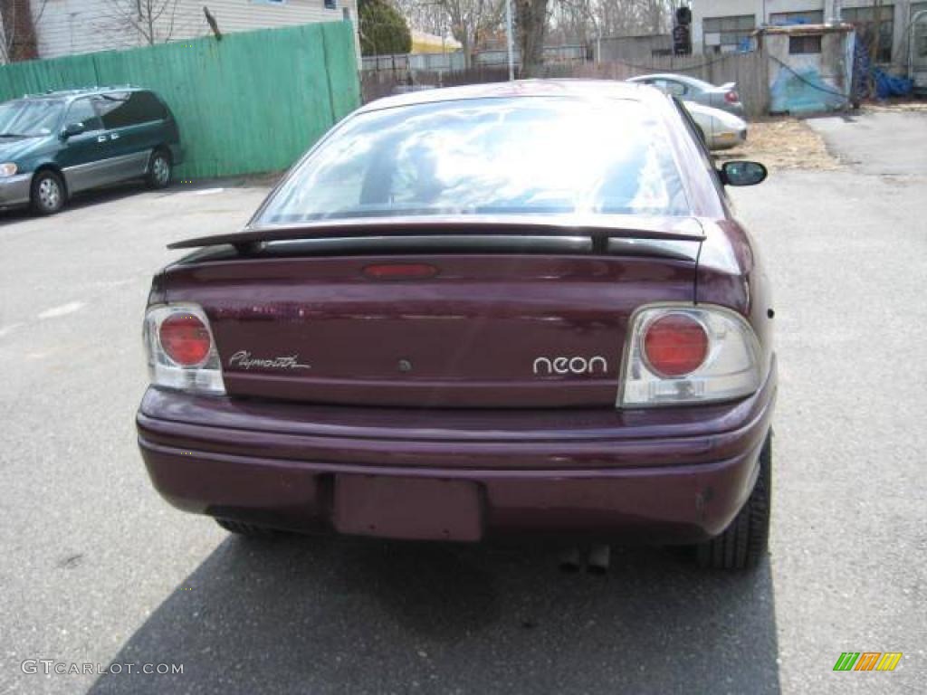 1999 Neon Highline Sedan - Deep Cranberry Pearl / Agate photo #5