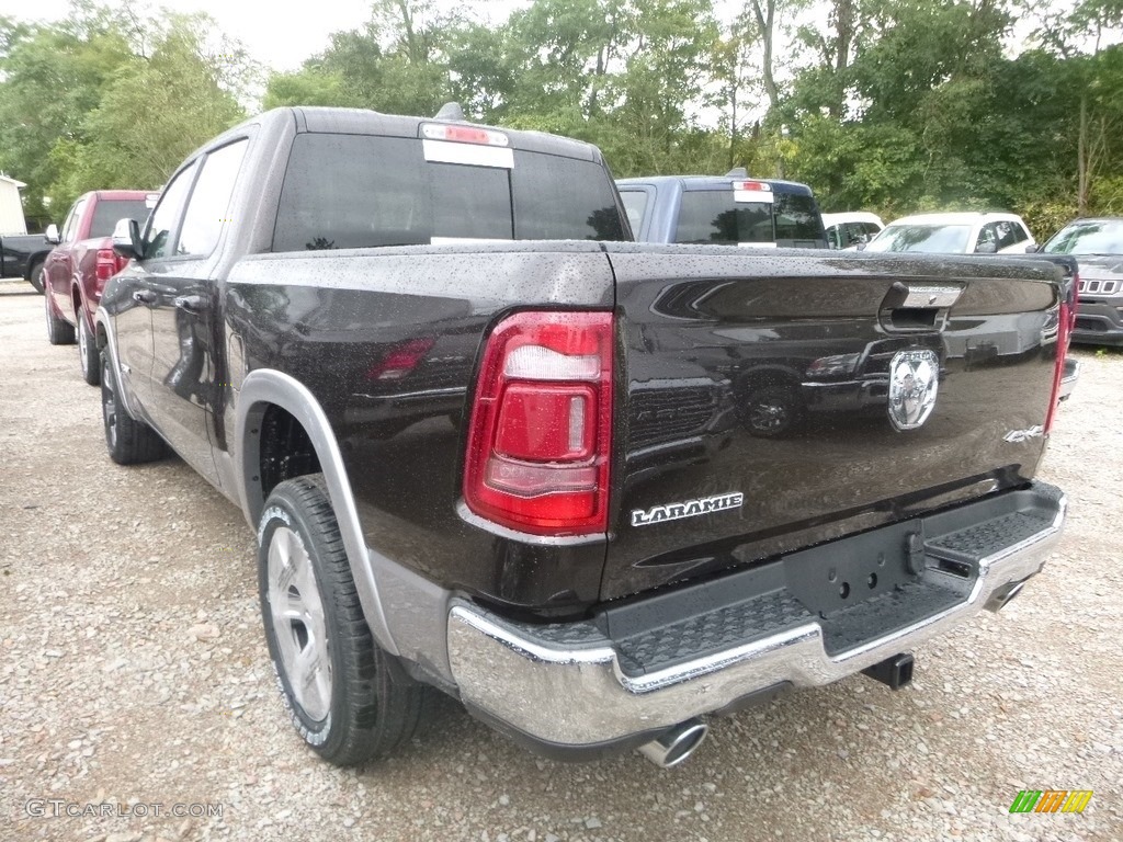 2019 1500 Laramie Crew Cab 4x4 - Rugged Brown Pearl / Mountain Brown/Light Frost Beige photo #4
