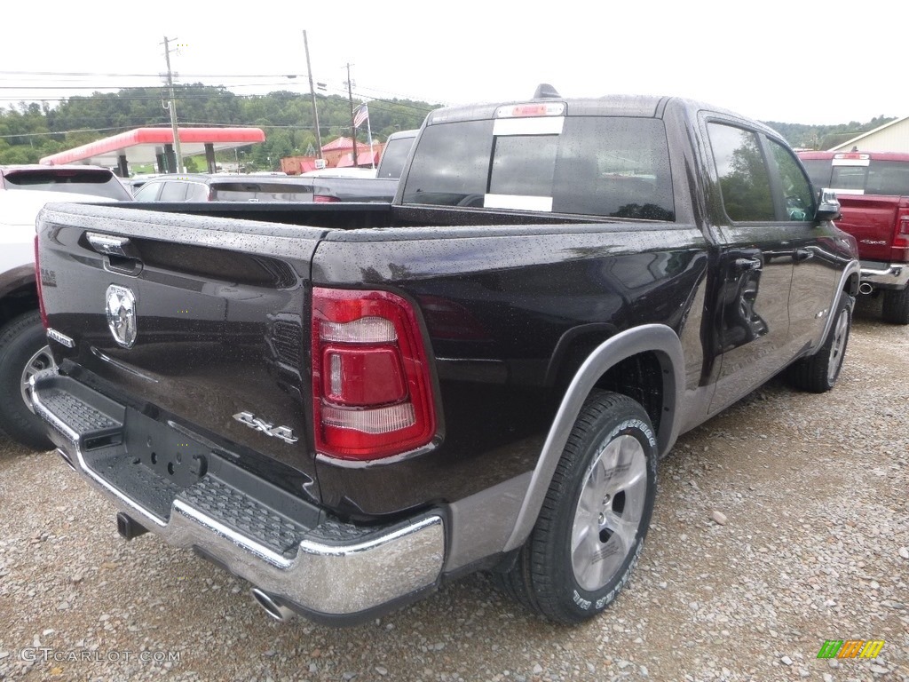 2019 1500 Laramie Crew Cab 4x4 - Rugged Brown Pearl / Mountain Brown/Light Frost Beige photo #6