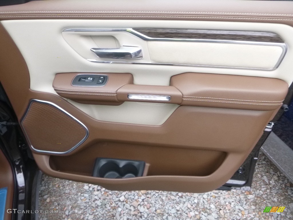 2019 1500 Laramie Crew Cab 4x4 - Rugged Brown Pearl / Mountain Brown/Light Frost Beige photo #10