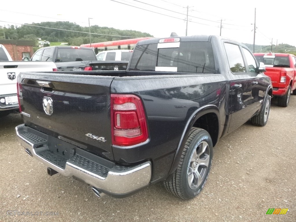 2019 1500 Laramie Crew Cab 4x4 - Maximum Steel Metallic / Black photo #5