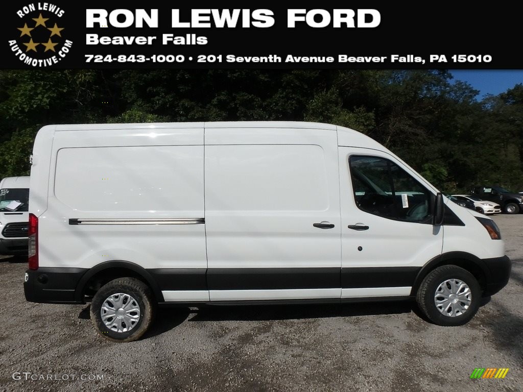2019 Transit Van 250 MR Long - Oxford White / Pewter photo #1