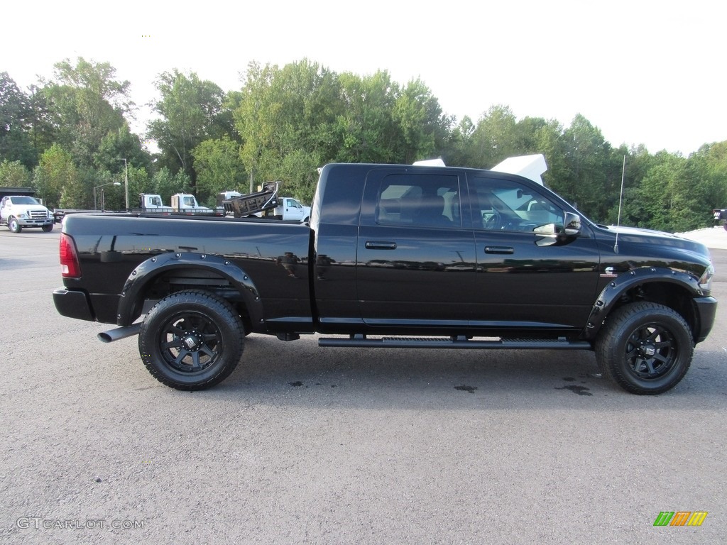 2015 2500 Laramie Mega Cab 4x4 - Black / Black photo #6