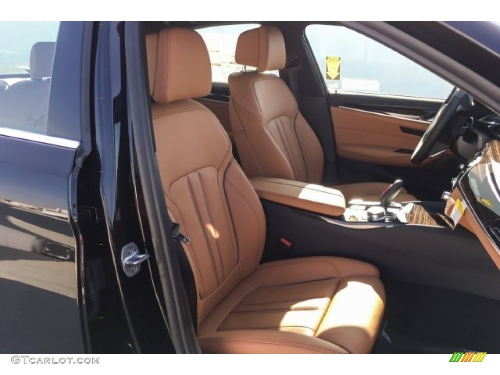 Cognac Interior 2019 BMW 5 Series 530e iPerformance Sedan Photo #129664996
