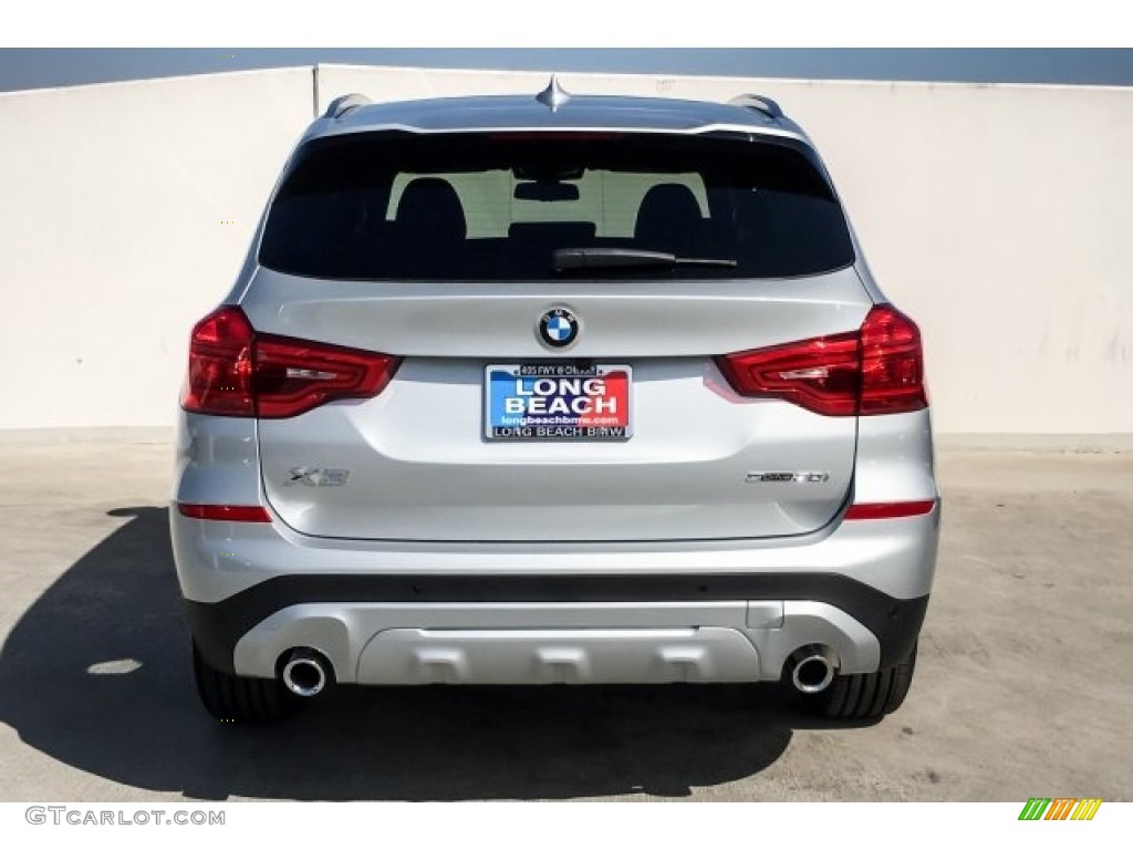 2019 X3 sDrive30i - Glacier Silver Metallic / Black photo #3
