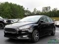 Shadow Black 2017 Ford Focus SEL Hatch