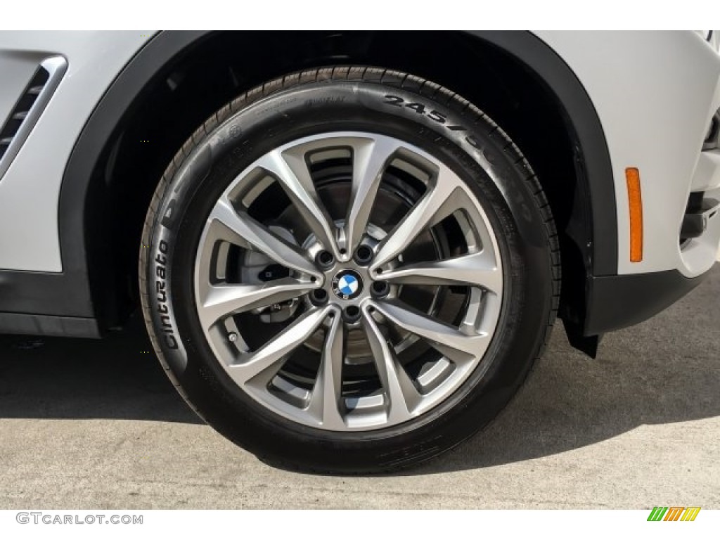 2019 X3 sDrive30i - Glacier Silver Metallic / Black photo #9