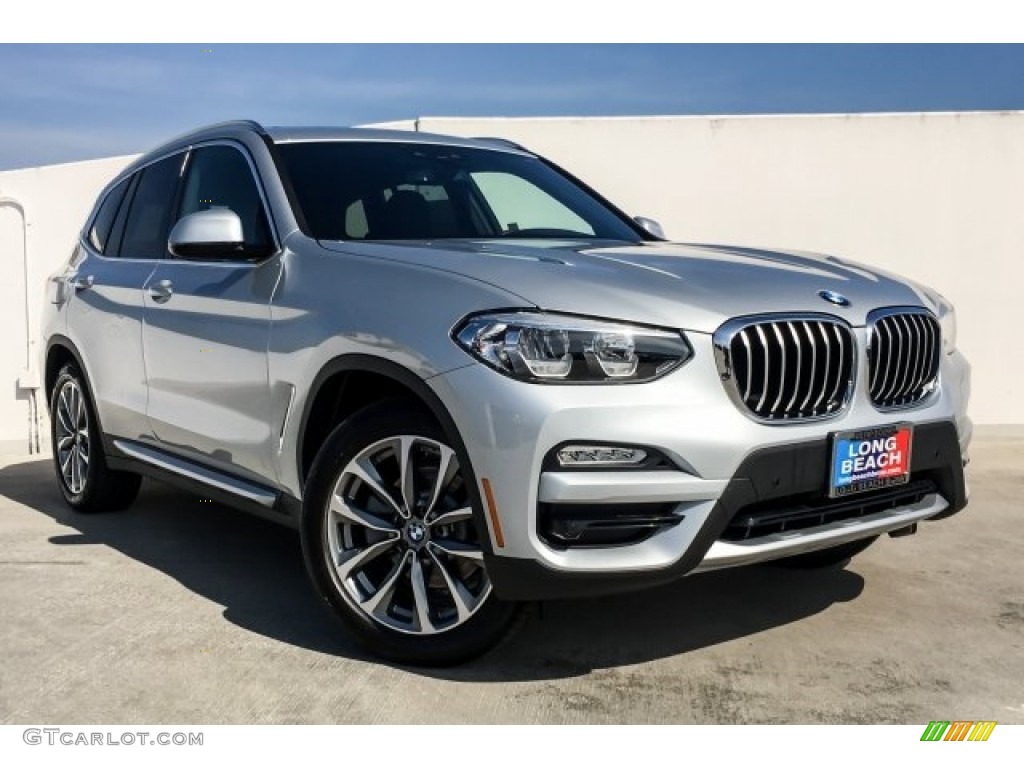 2019 X3 sDrive30i - Glacier Silver Metallic / Black photo #12