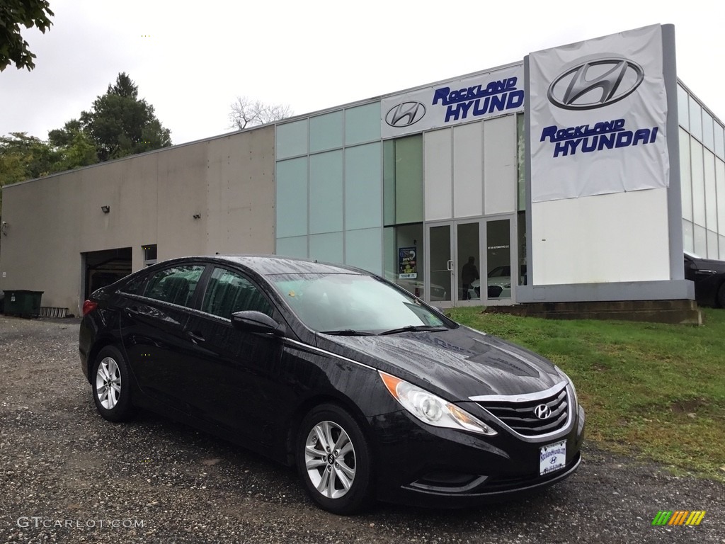 2011 Sonata GLS - Black Plum Pearl / Gray photo #1