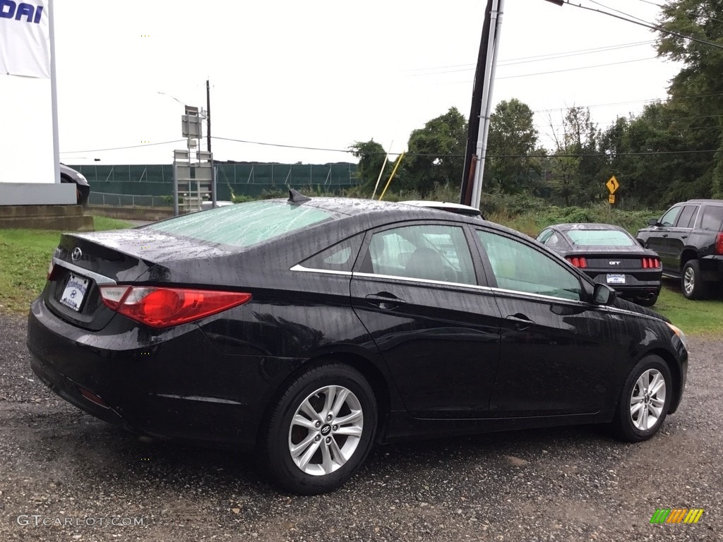 2011 Sonata GLS - Black Plum Pearl / Gray photo #4