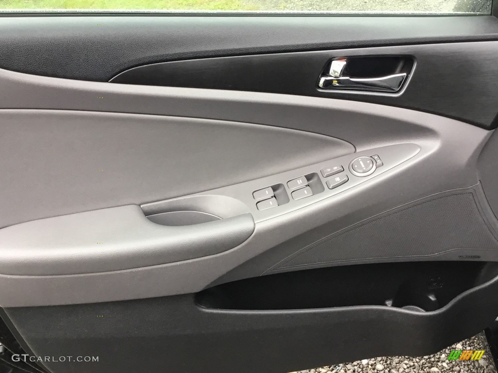 2011 Sonata GLS - Black Plum Pearl / Gray photo #8